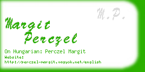 margit perczel business card